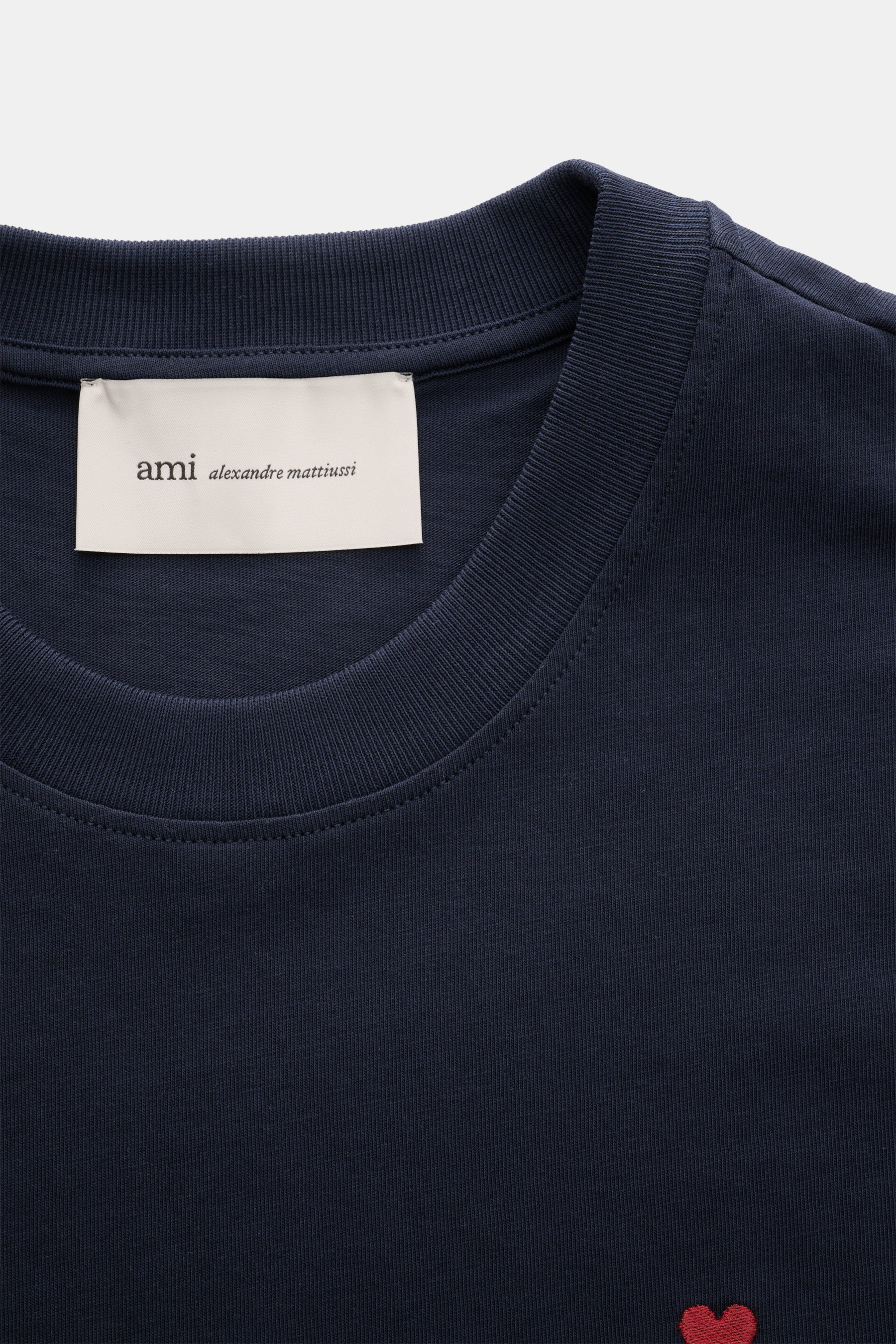 AMI PARIS crew neck T-shirt navy