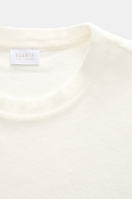 04651/ A trip in a bag Frottee T-Shirt 'Terry Tee' offwhite