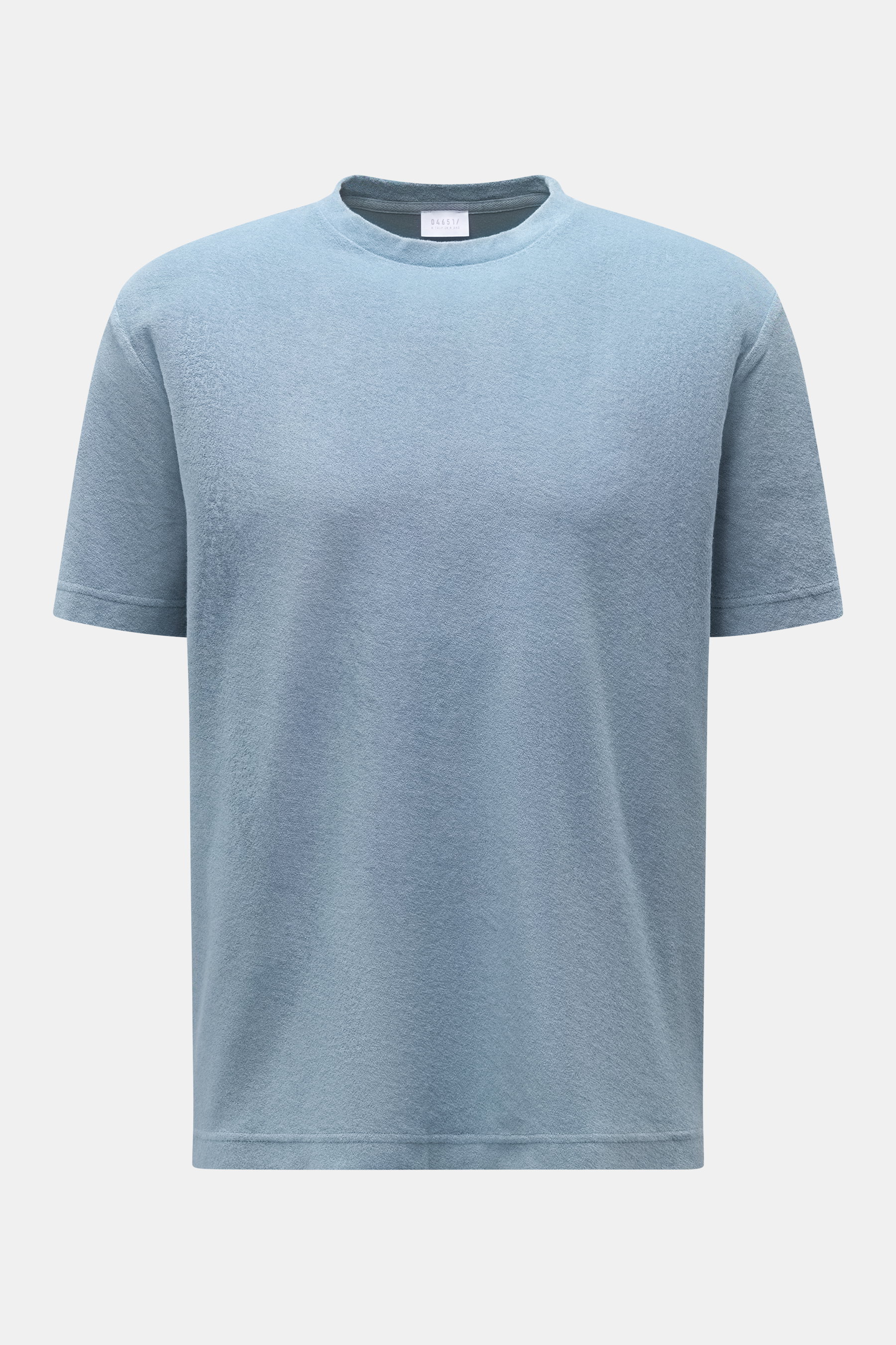 04651/ A trip in a bag Frottee T-Shirt 'Terry Tee' rauchblau