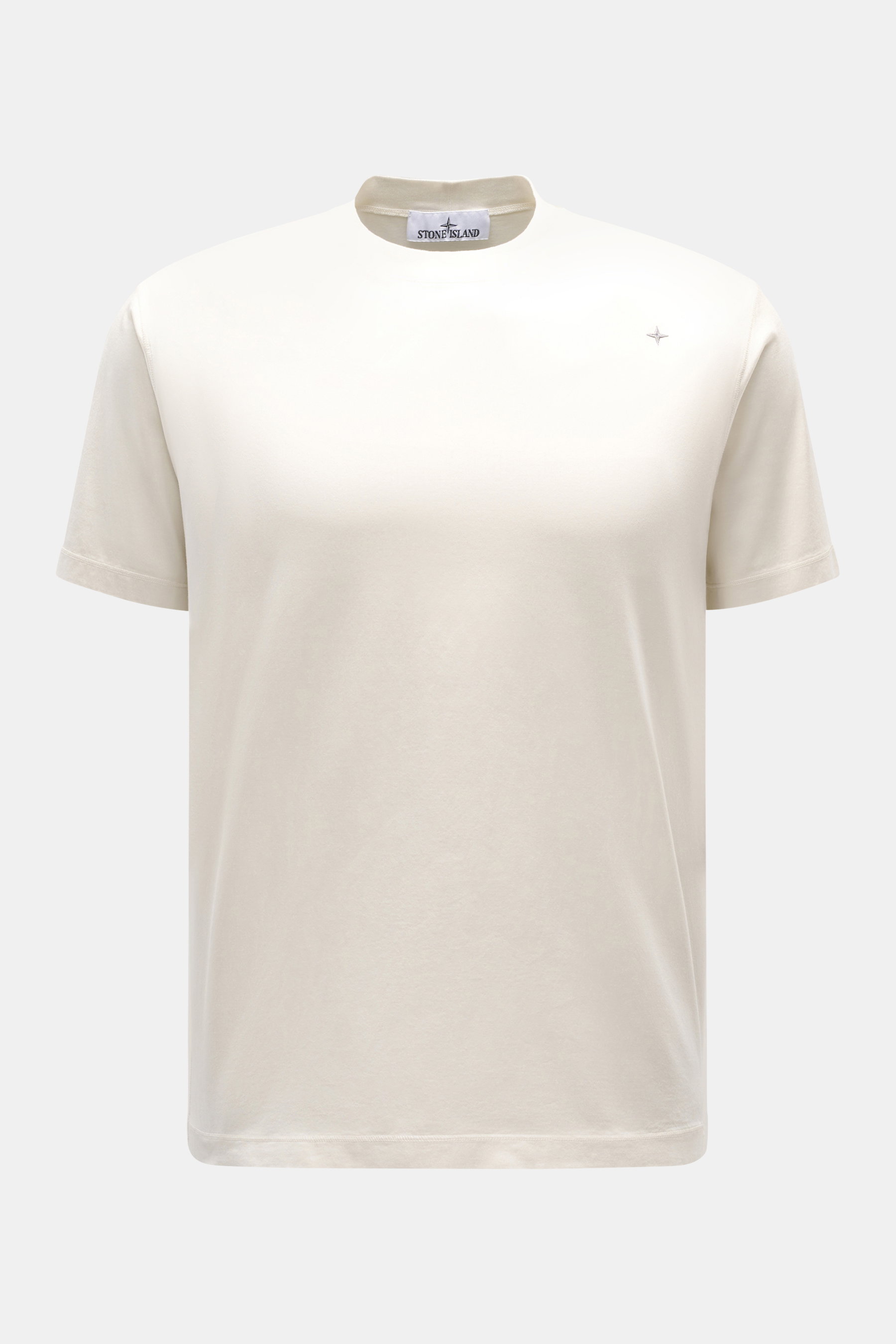 Stone Island Rundhals-T-Shirt 'Stellina' creme