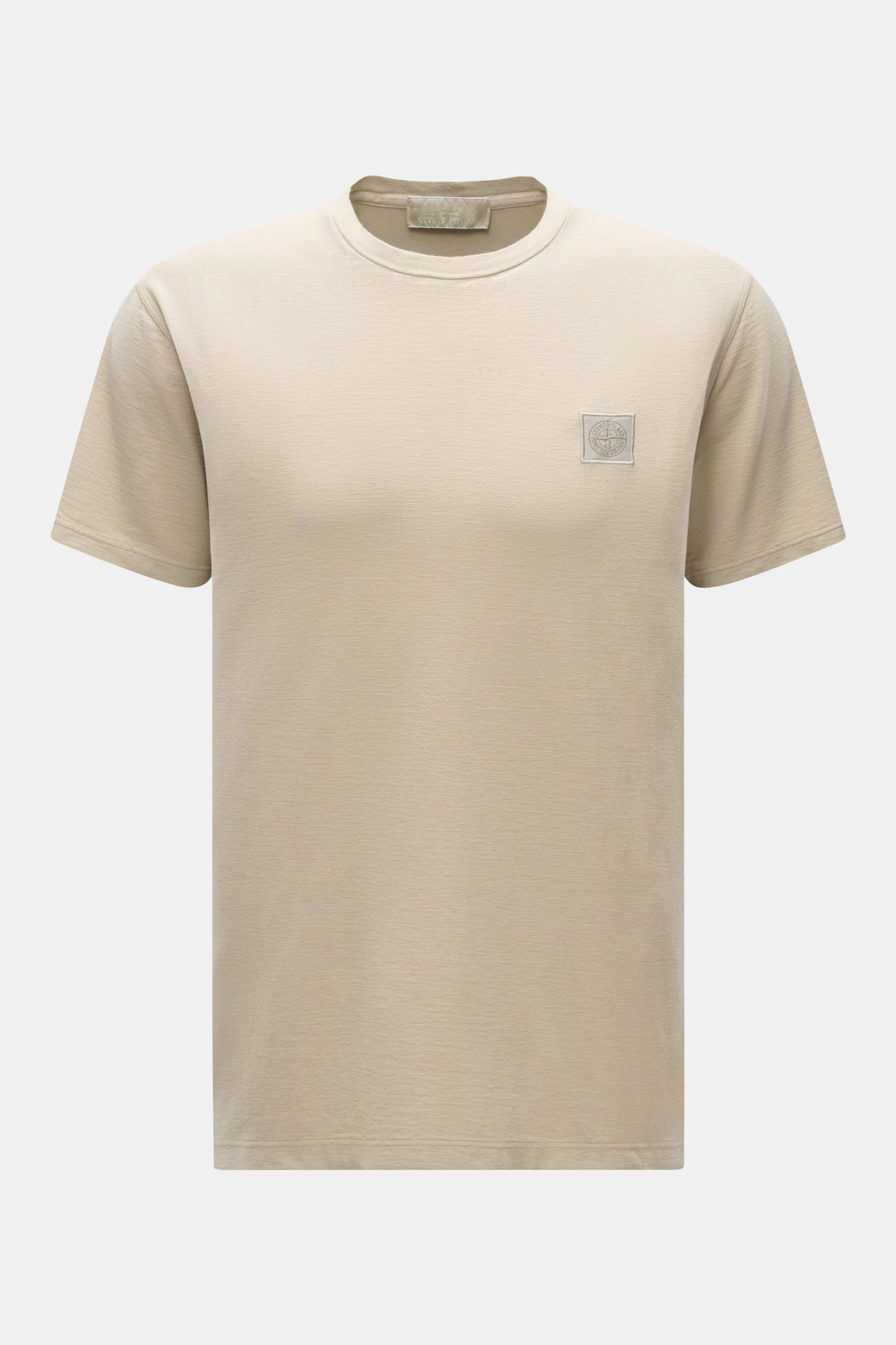 Stone Island Rundhals-T-Shirt 'Ghost Piece' beige