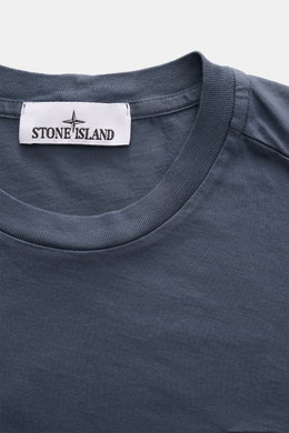 Stone Island T-Shirt 'Basic Cotton' graublau