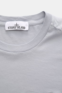 Stone Island T-Shirt 'Basic Cotton' rauchblau