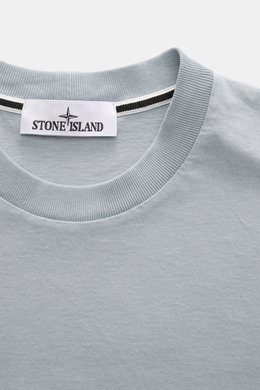 Stone Island Rundhals-T-Shirt 'Printed Tee' rauchblau