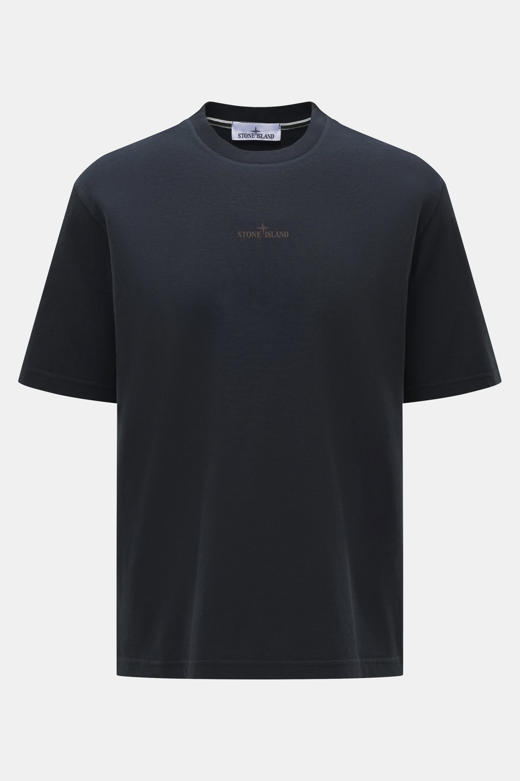 Stone Island Rundhals-T-Shirt 'Printed Tee' navy