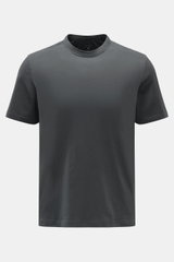 Officine Générale Rundhals-T-Shirt 'Cneck Tee' dunkelgrau