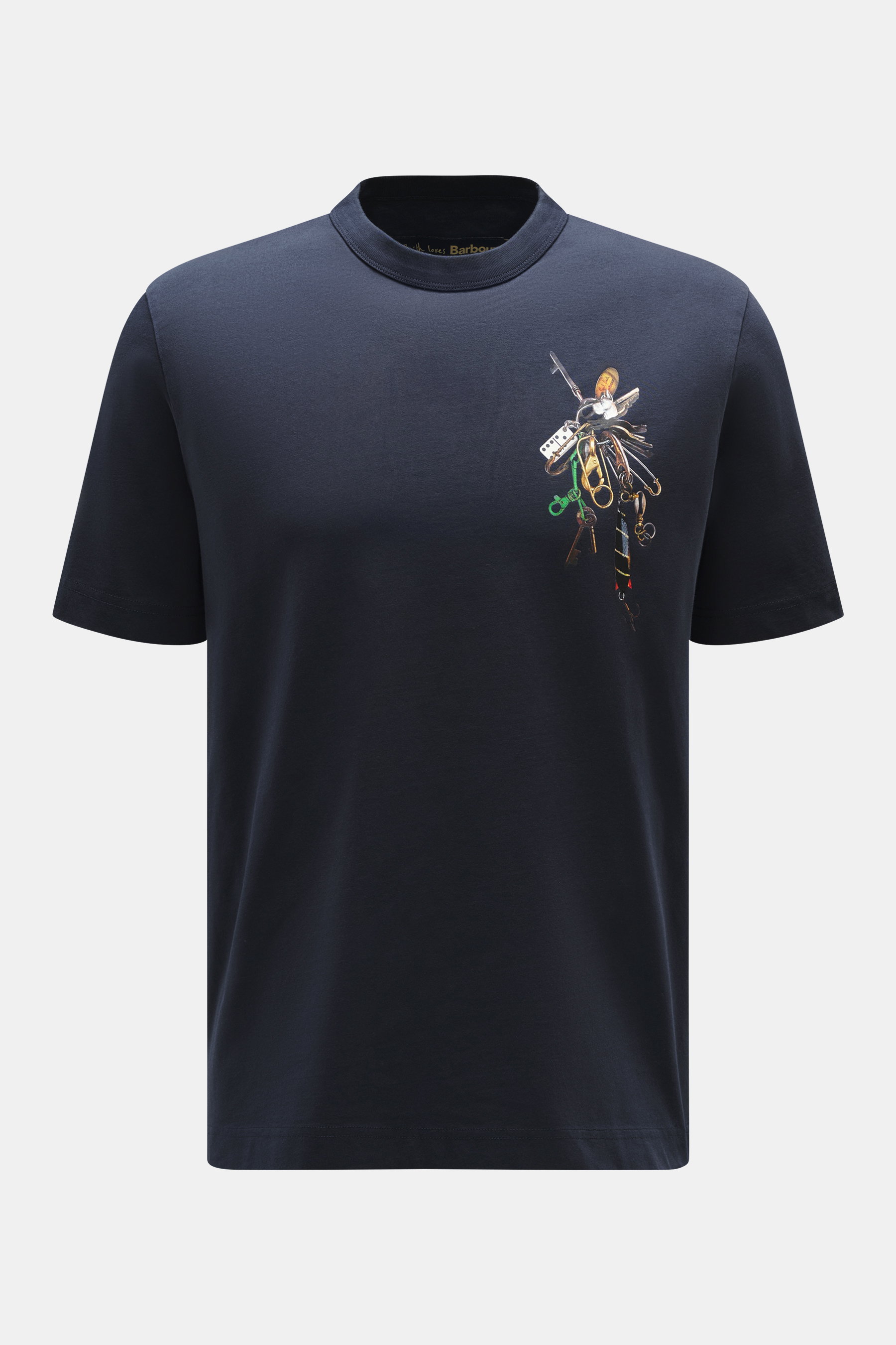 Paul Smith Loves Barbour T-Shirt Key Graphic