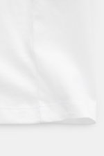 Ami Paris Crew Neck T-Shirt white shown from the front, classic jersey basic made of pure cotton with slim fit, soft touch, crew neckline, small heart stitching on the chest, and tonal AMI stitching on the back.