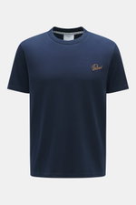 Front view of the Percival T-Shirt grau meliert in grey melange, featuring a round neckline, logo print on the chest, and soft cotton fabric.

Description: <p>Lässig durch die Übergangszeit: Das T-Shirt von PERCIVAL setzt mit seinem markanten Backprint 