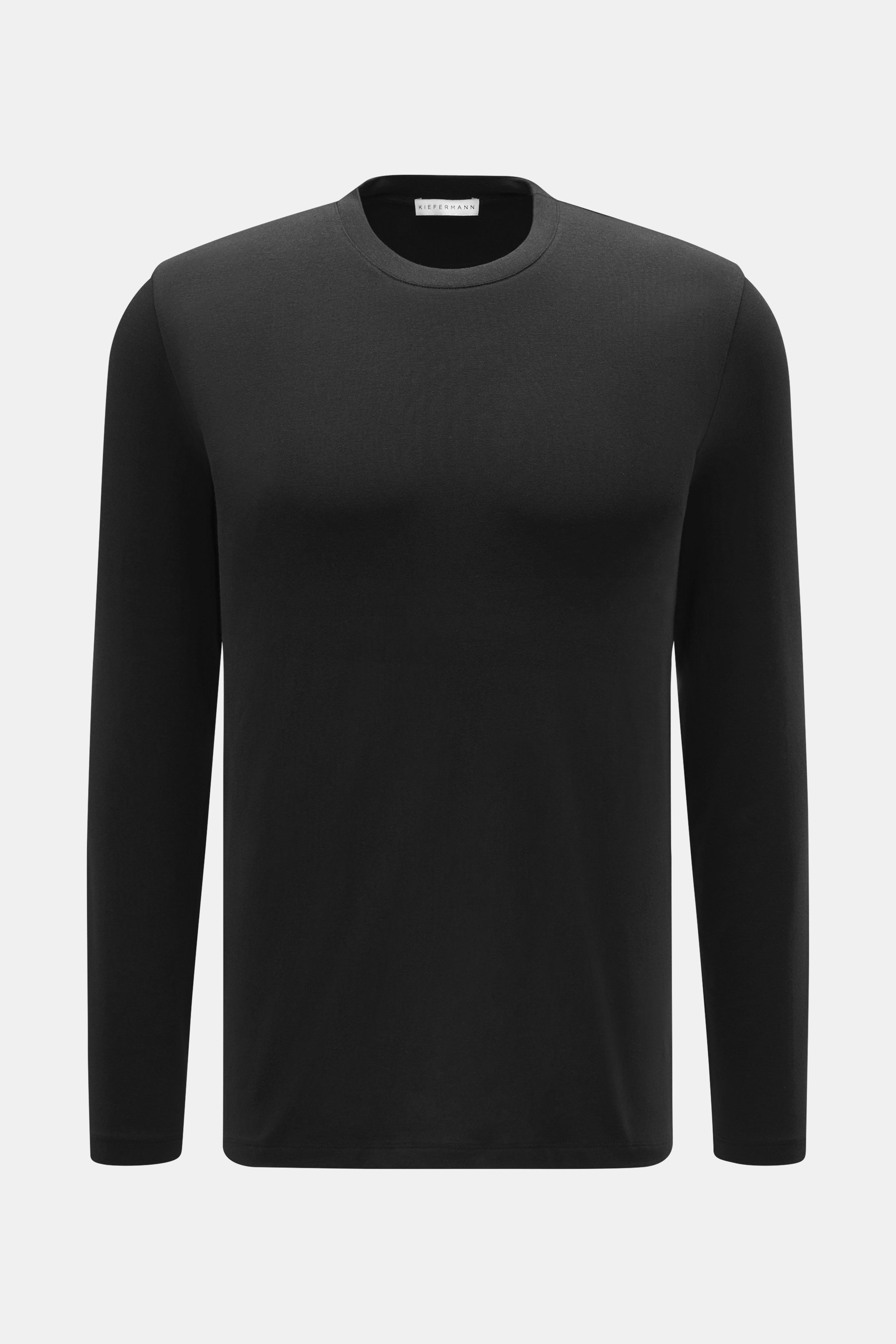 Kiefermann Rundhals-Longsleeve 'Alberts' schwarz