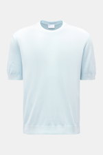 04651/ A trip in a bag Kurzarmpullover 'Pima Cotton' pastellblau