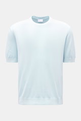 04651/ A trip in a bag Kurzarmpullover 'Pima Cotton' pastellblau