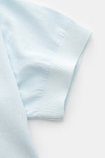 04651/ A trip in a bag Kurzarmpullover 'Pima Cotton' pastellblau