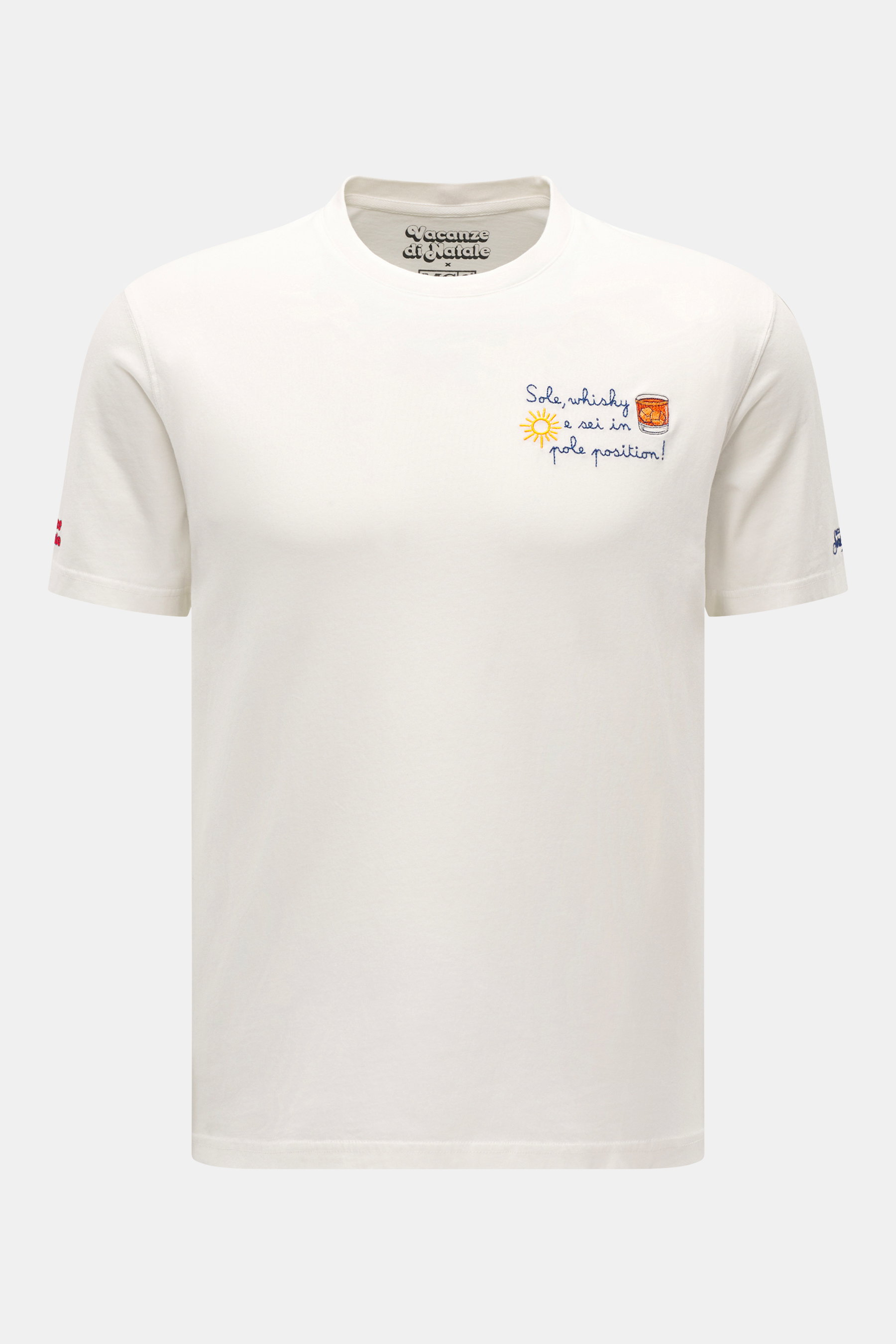 MC2 Saint Barth Rundhals-T-Shirt 'Arnott Warm' offwhite