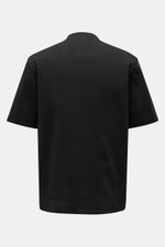 Back view of 04651/ A trip in a bag Crew neck T-Shirt black made of 100% heavy cotton jersey with regular fit and small woven label.

Description: 
<p>Durable basic: This crew neck T-shirt from 04651/ A TRIP IN A BAG is made of heavy cotton jersey, making