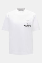 04651/ A trip in a bag Rundhals-T-Shirt 'Nunu Tee Wine' weiß