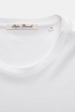Stefan Brandt Crew neck long sleeve 'Enno' white