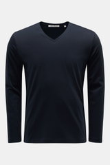 Stefan Brandt V-neck long sleeve 'Artur' dark navy