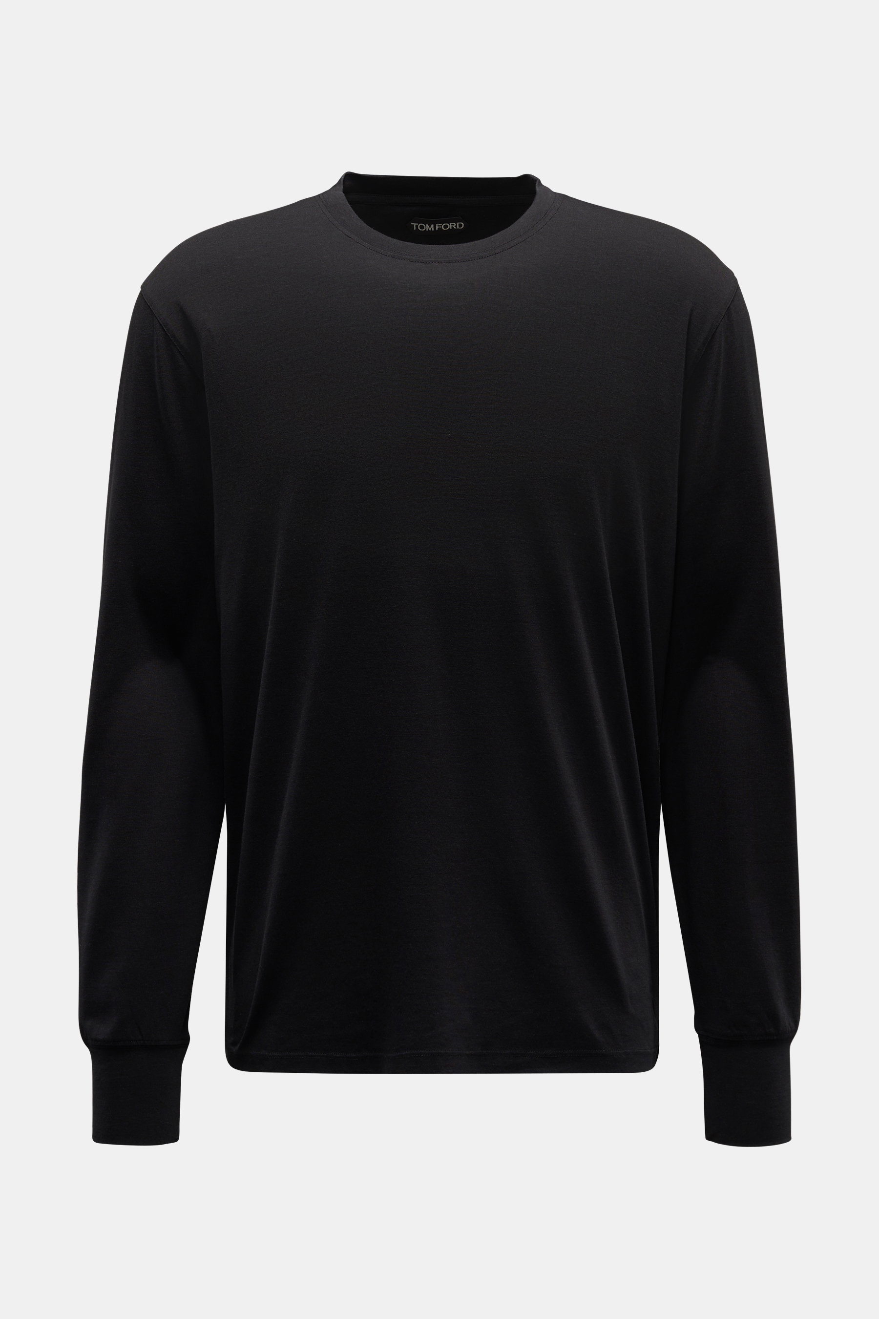 Tom Ford Rundhals-Longsleeve schwarz