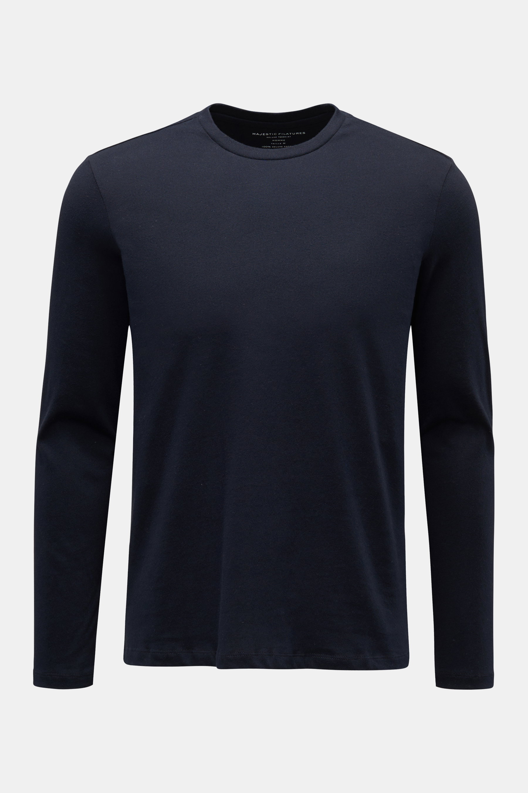 Majestic Filatures Rundhals-Longsleeve 'James' navy