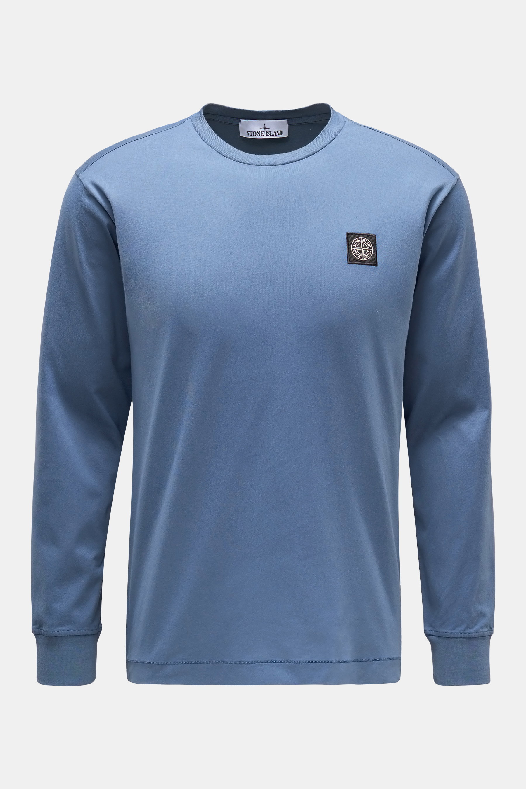 Stone Island Rundhals-Longsleeve graublau
