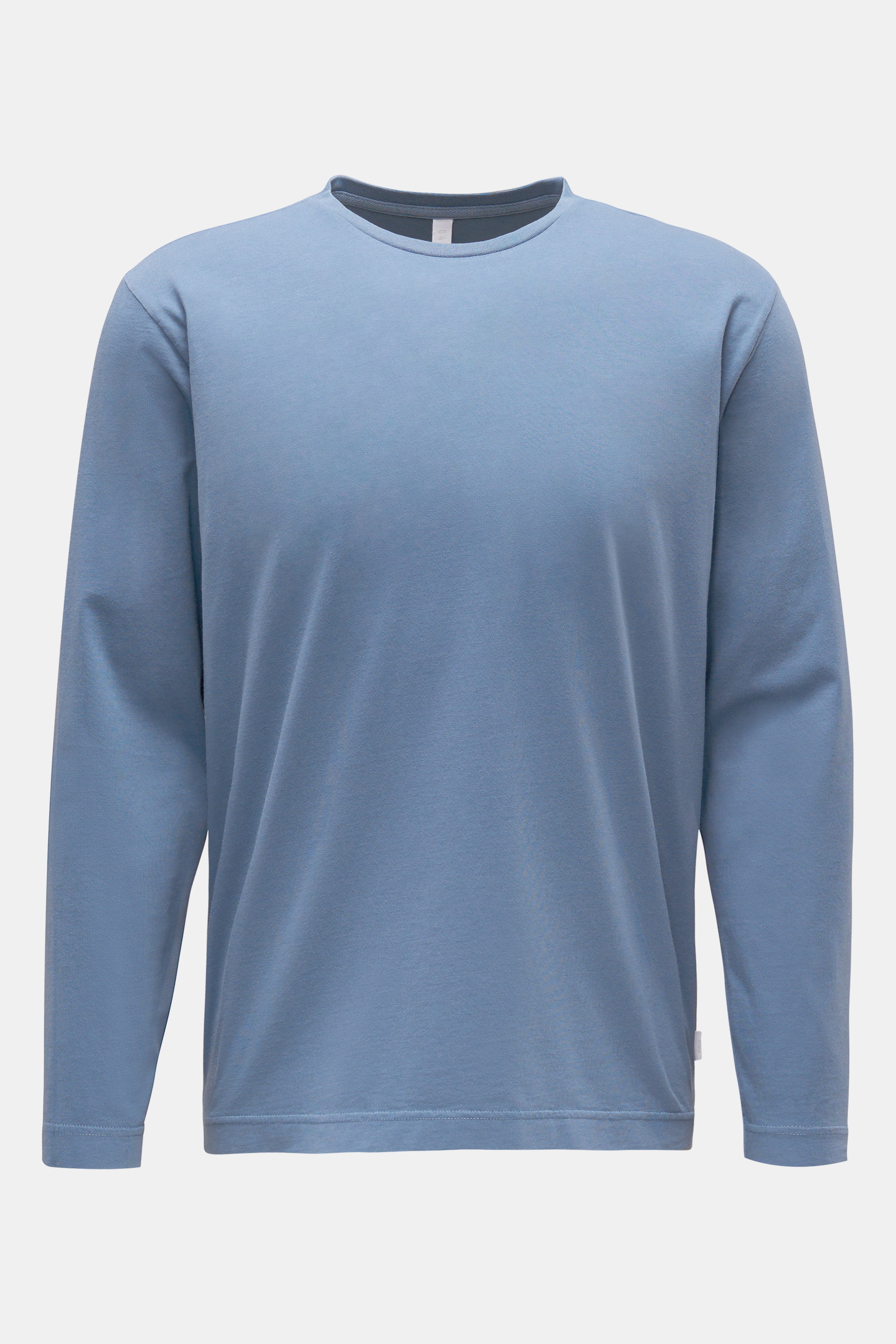 04651/ A trip in a bag Rundhals-Longsleeve 'Jersey Tee' rauchblau