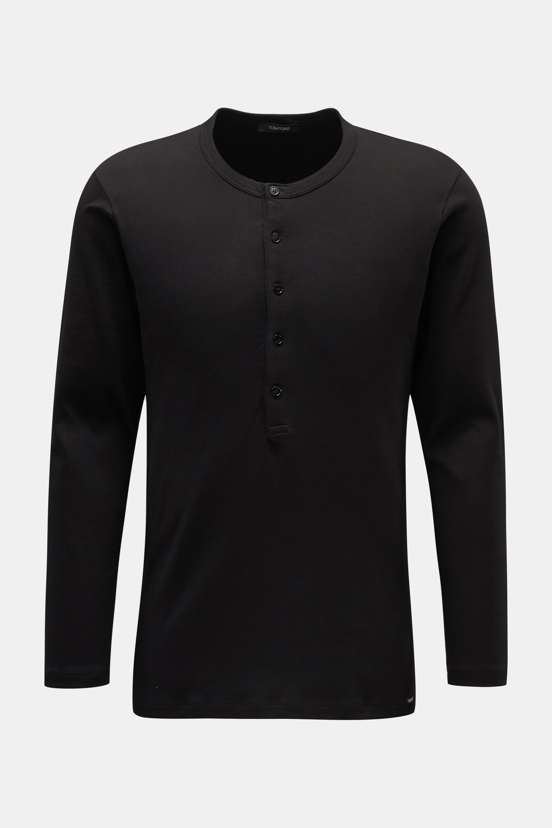 Tom Ford Rundhals-Longsleeve schwarz