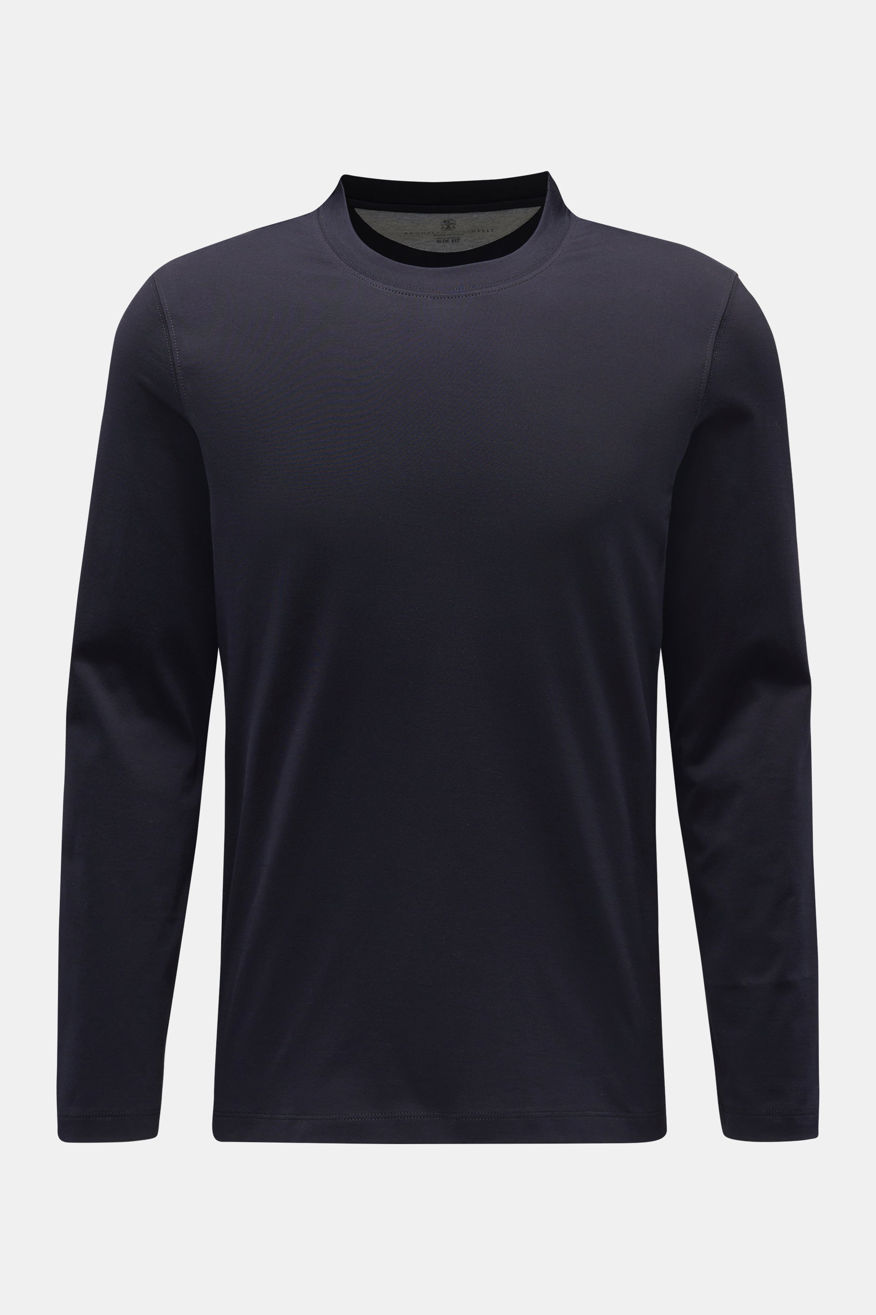 Brunello Cucinelli Rundhals-Longsleeve navy