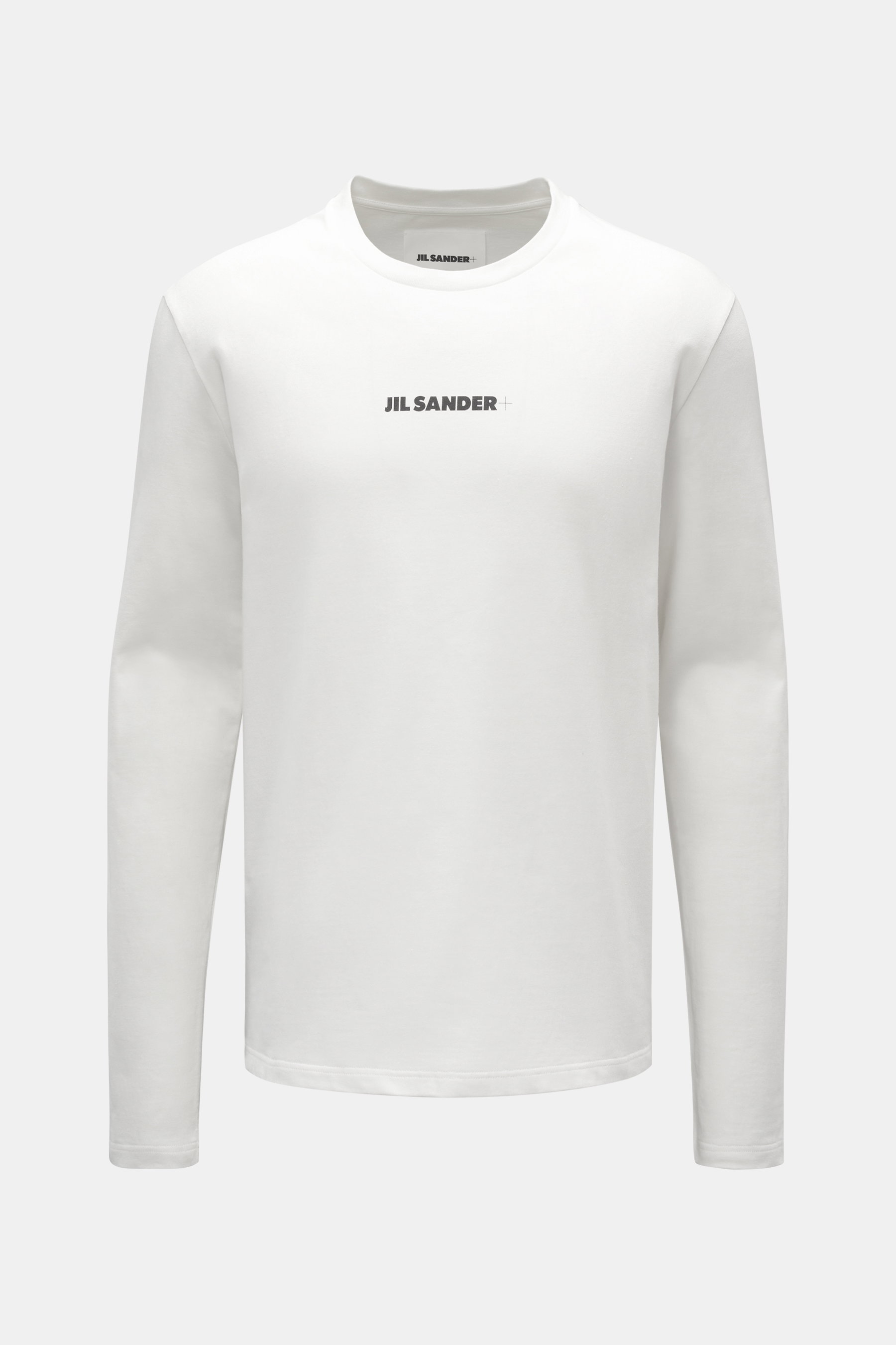 Jil Sander Rundhals-Longsleeve weiß