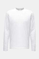 04651/ A trip in a bag Rundhals-Longsleeve 'Oyster Jersey Tee' weiß