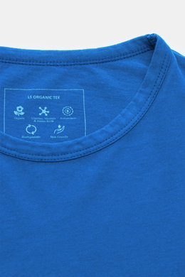 04651/ A trip in a bag Rundhals-Longsleeve 'Organic Tee LS' dunkelblau
