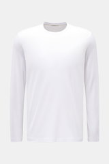 Stefan Brandt Crew neck long sleeve 'Enno' white