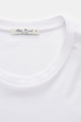 Stefan Brandt Crew neck long sleeve 'Enno' white