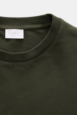 04651/ A trip in a bag Longsleeve 'IF Tee' graugrün
