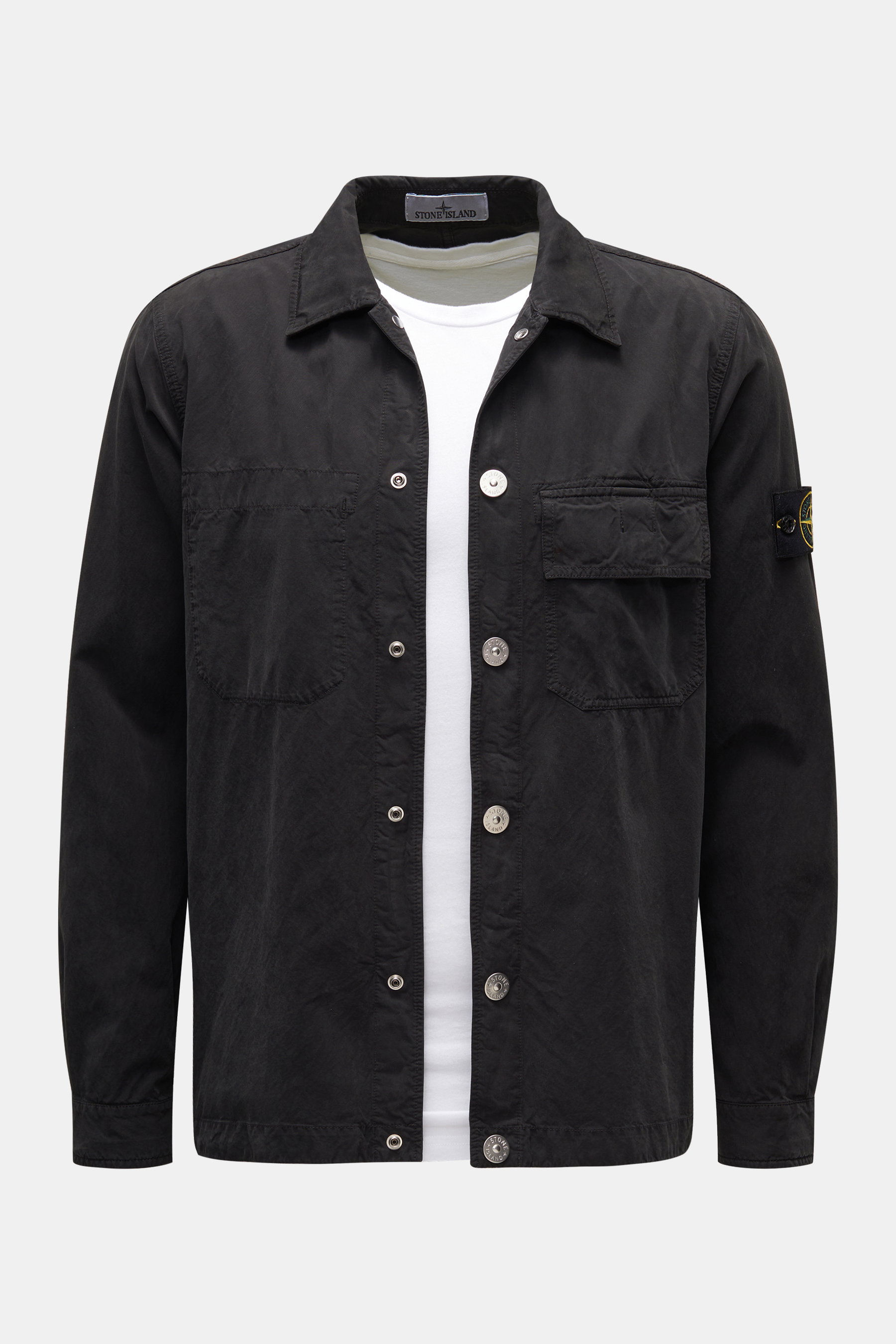 Stone Island Overshirt schwarz