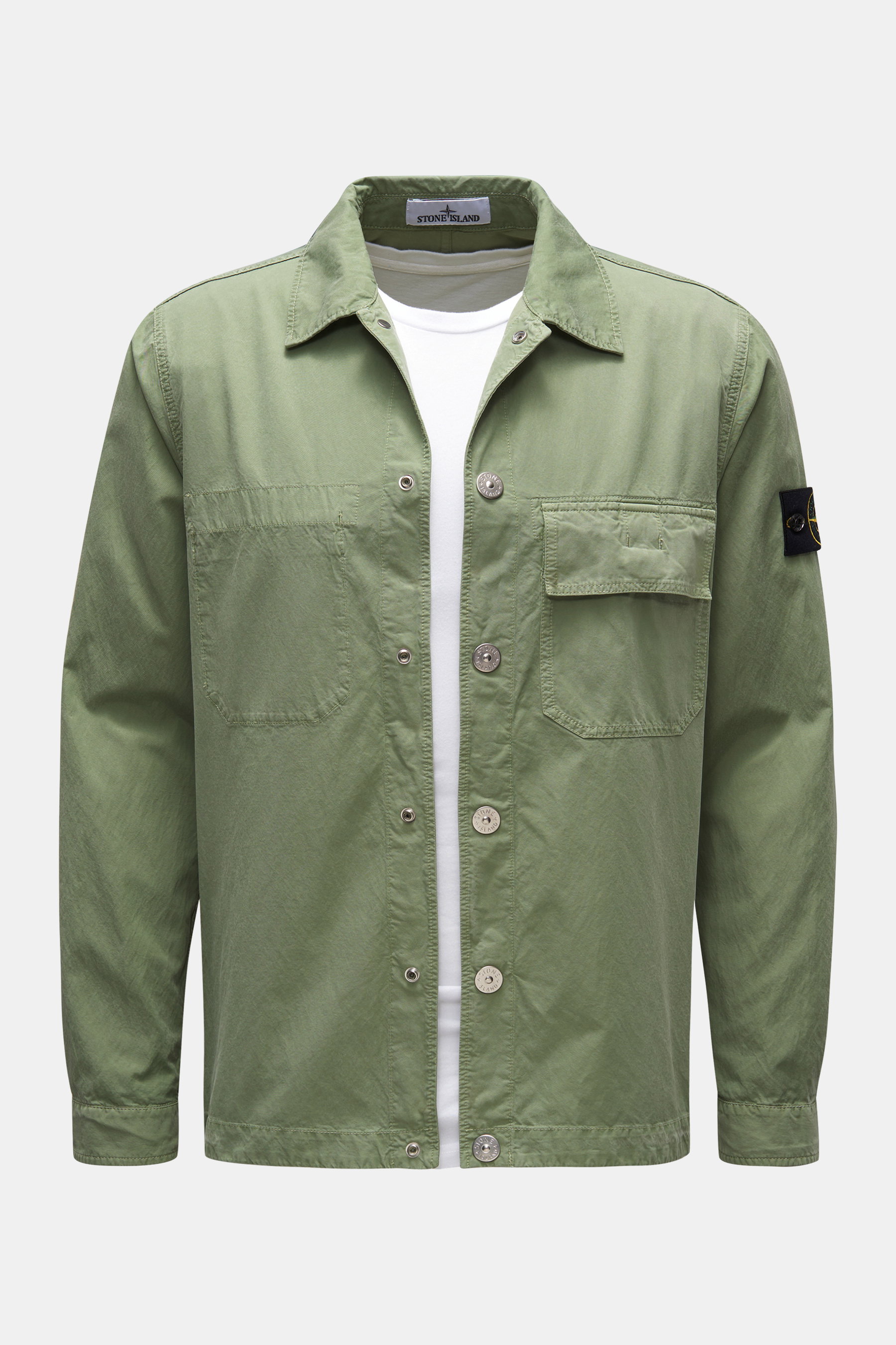 Stone Island Overshirt graugrün