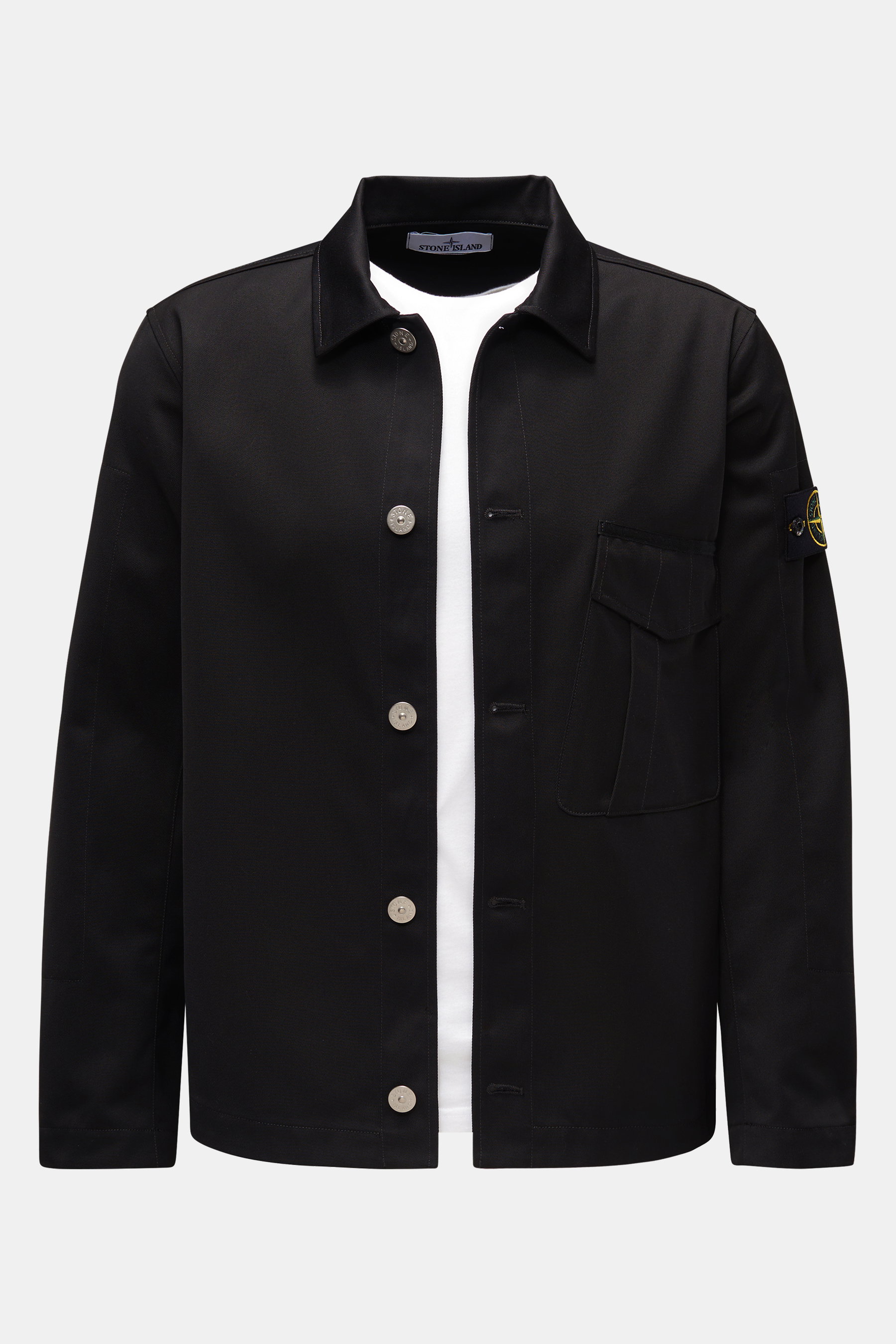 Stone Island Overshirt schwarz