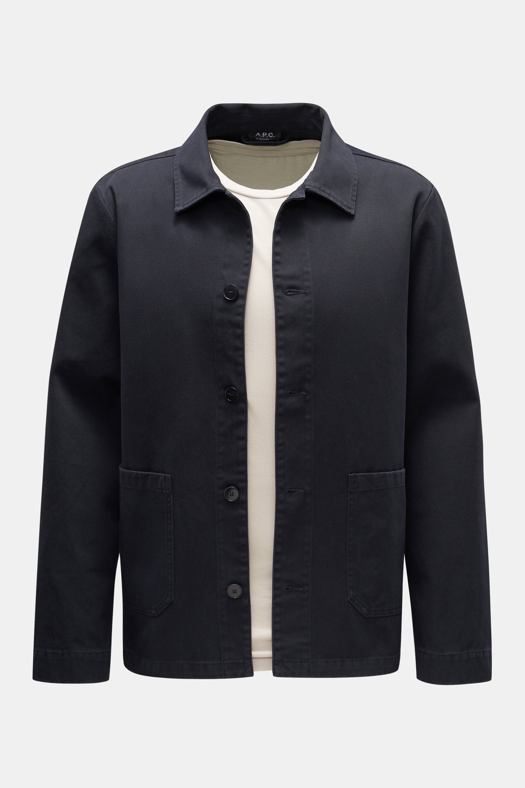 A.P.C. Overshirt 'Kerlouan' anthrazit