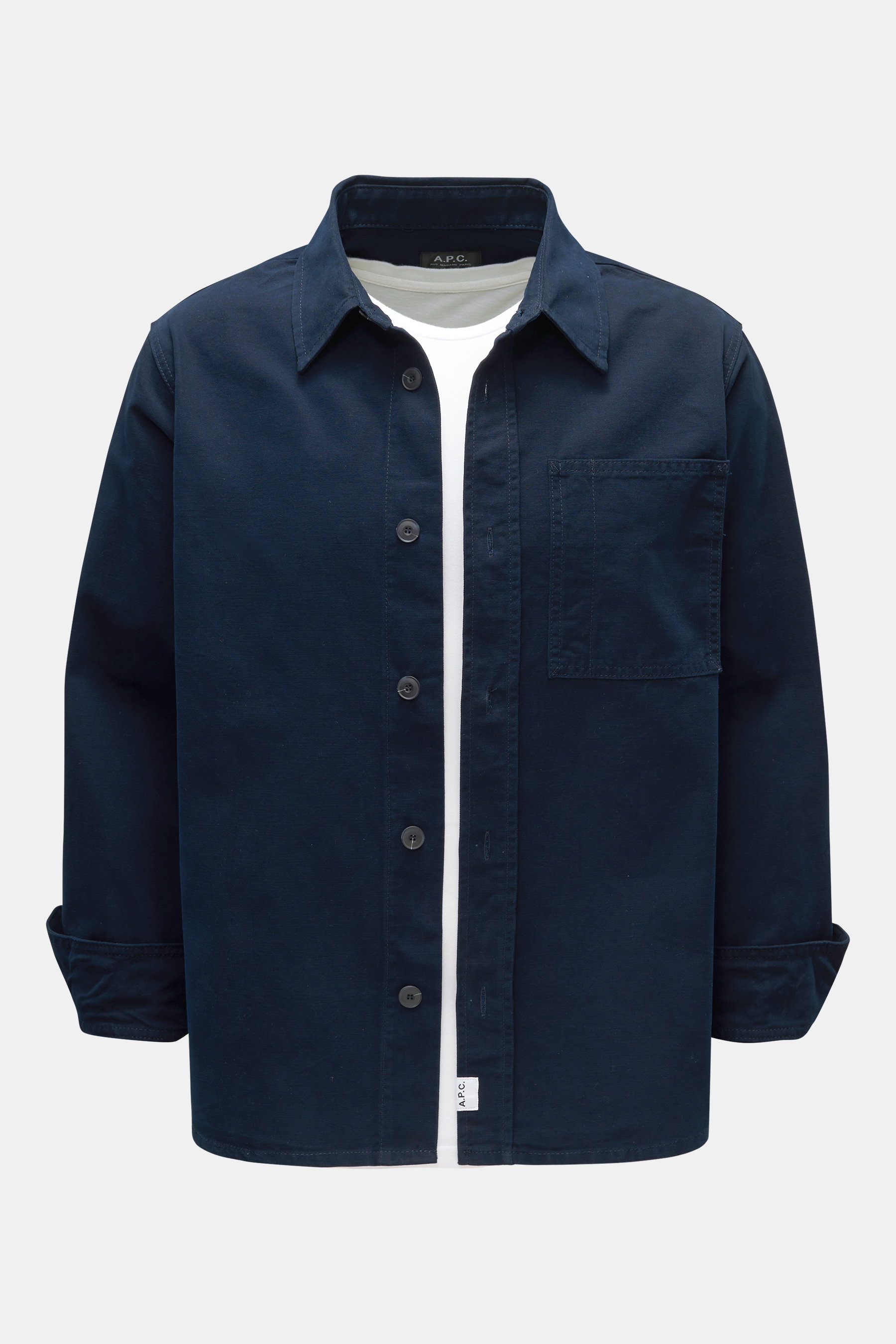 A.P.C. Overshirt 'Graham' navy