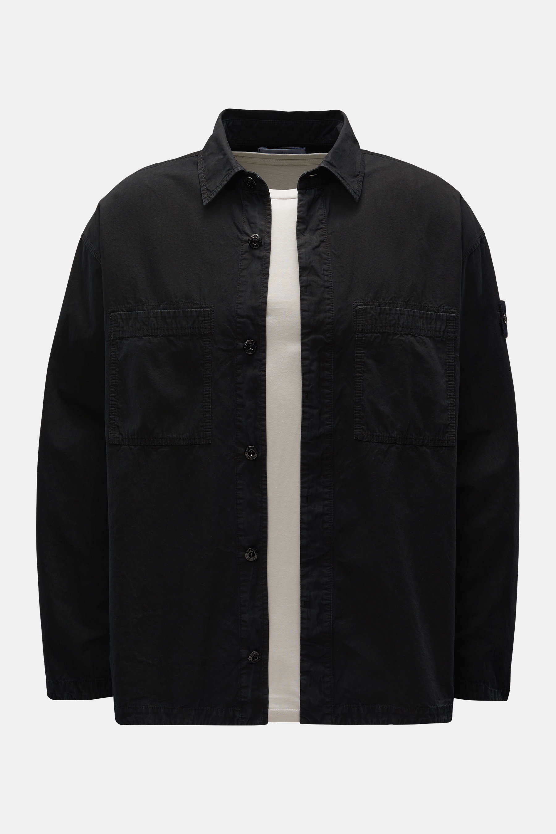 Stone Island Overshirt schwarz