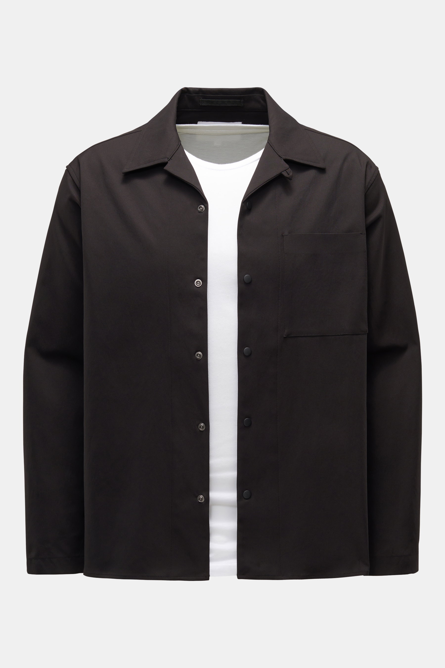 Norse Projects Overshirt 'Carsten Solotex Twill Shirt' schwarz