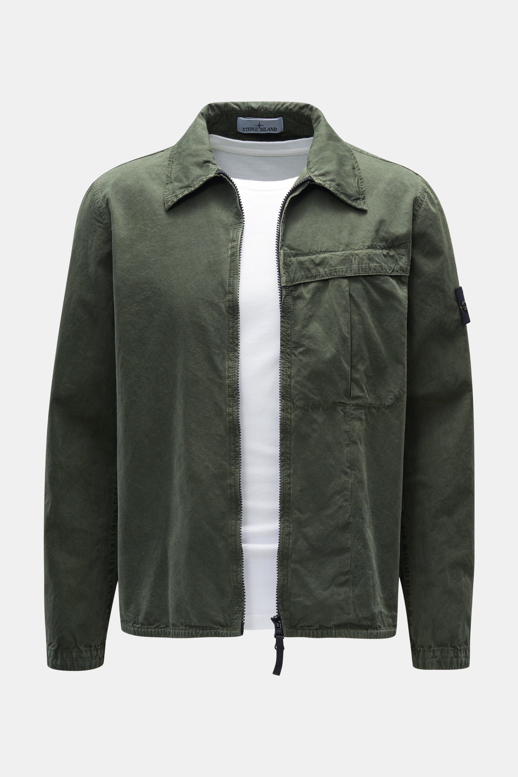 Stone Island Overshirt oliv