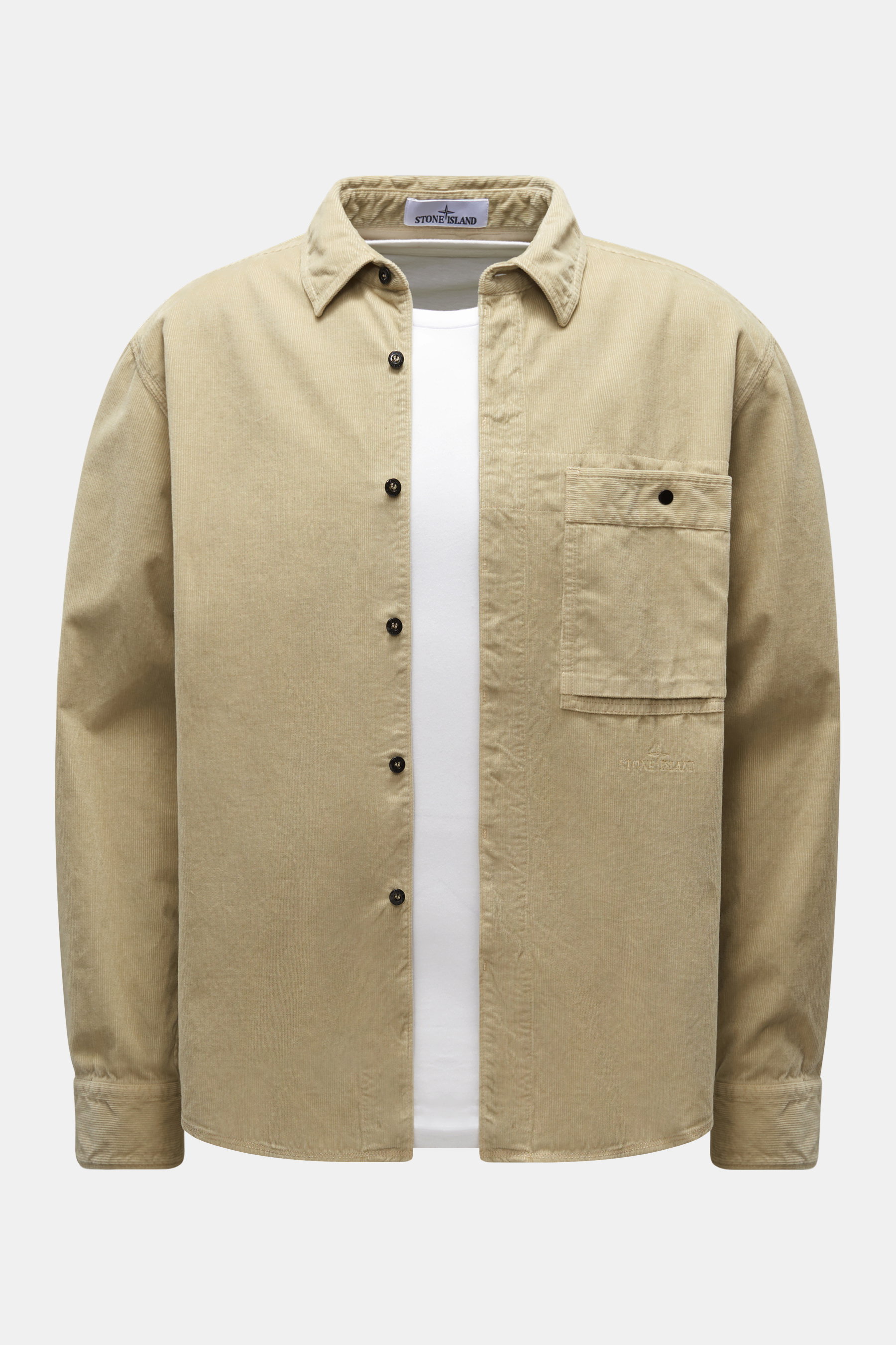Stone Island Cord-Overshirt sand