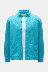 04651/ A trip in a bag Frottee-Overshirt türkis