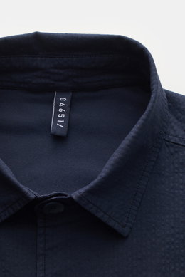 04651/ A trip in a bag Seersucker-Overshirt navy