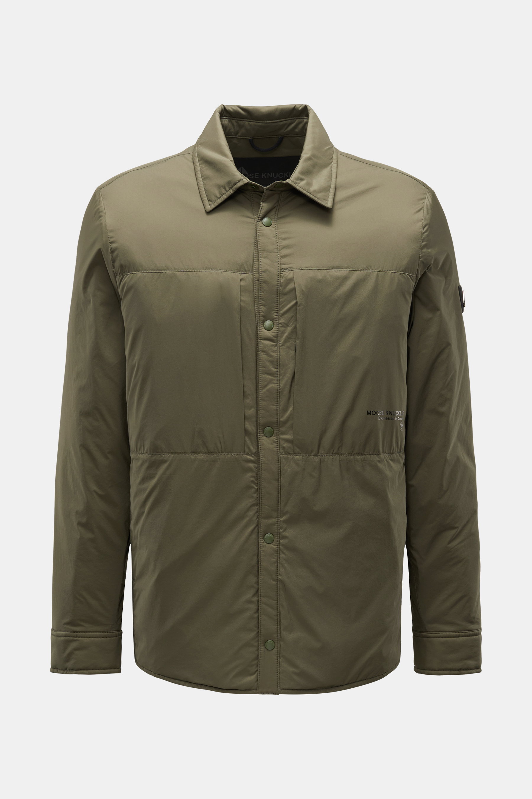 Moose Knuckles Jacke 'Ash Shirt Jacket' oliv