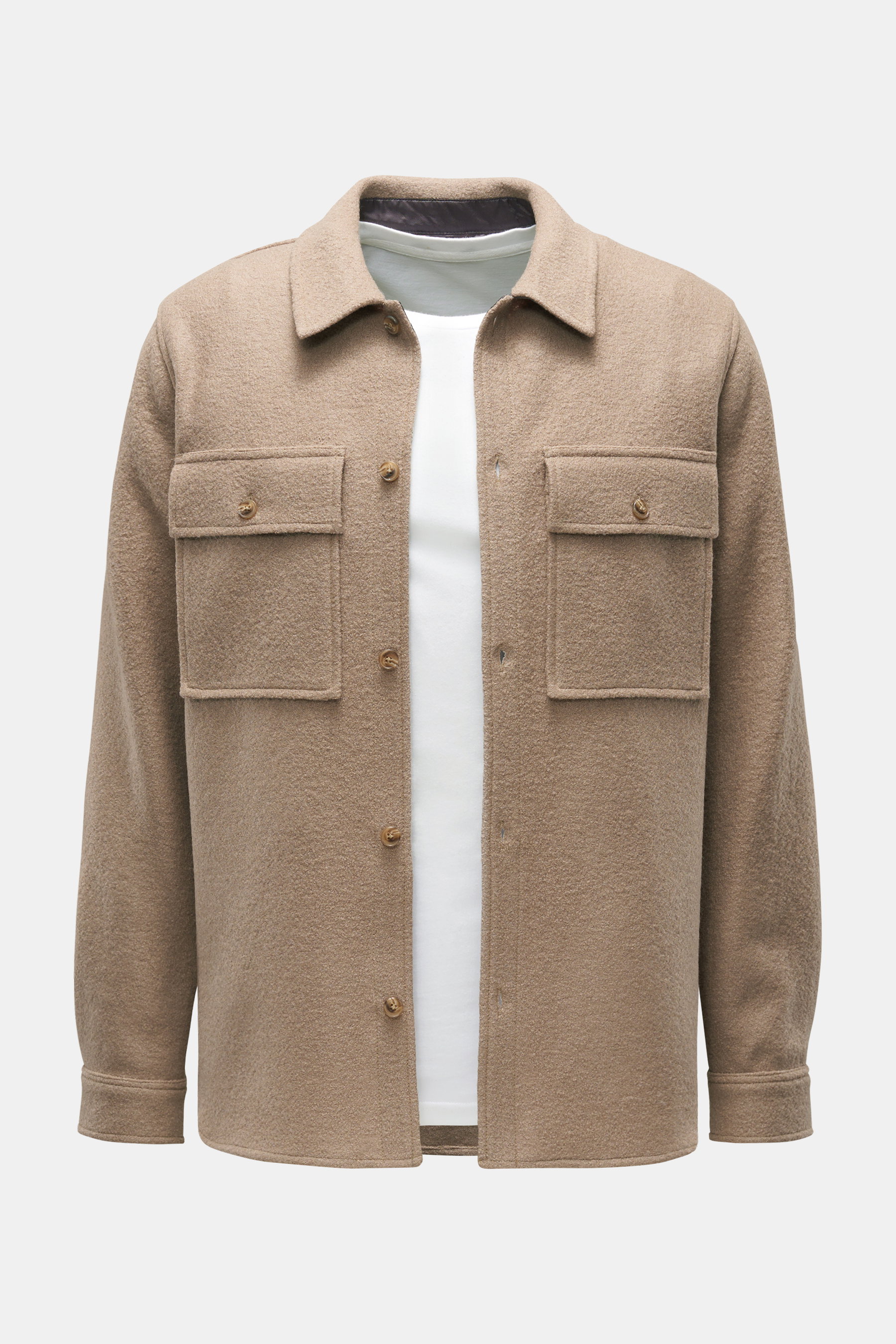 Closed Overshirt hellbraun