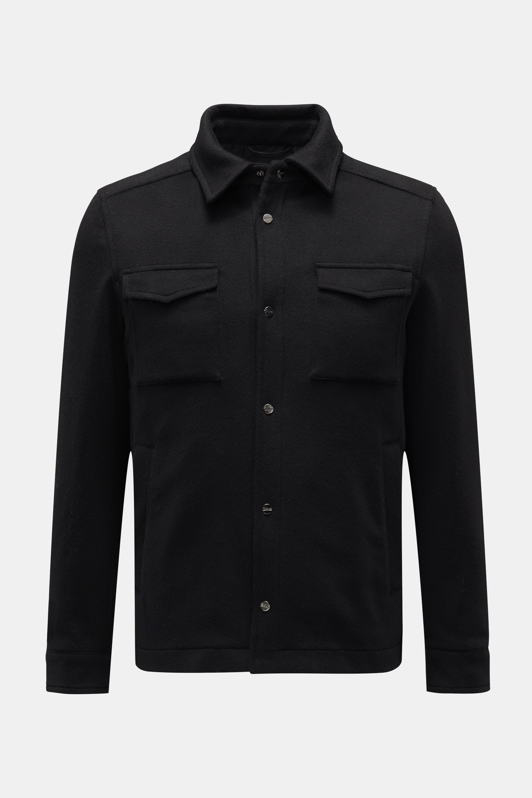 Herno Overshirt schwarz