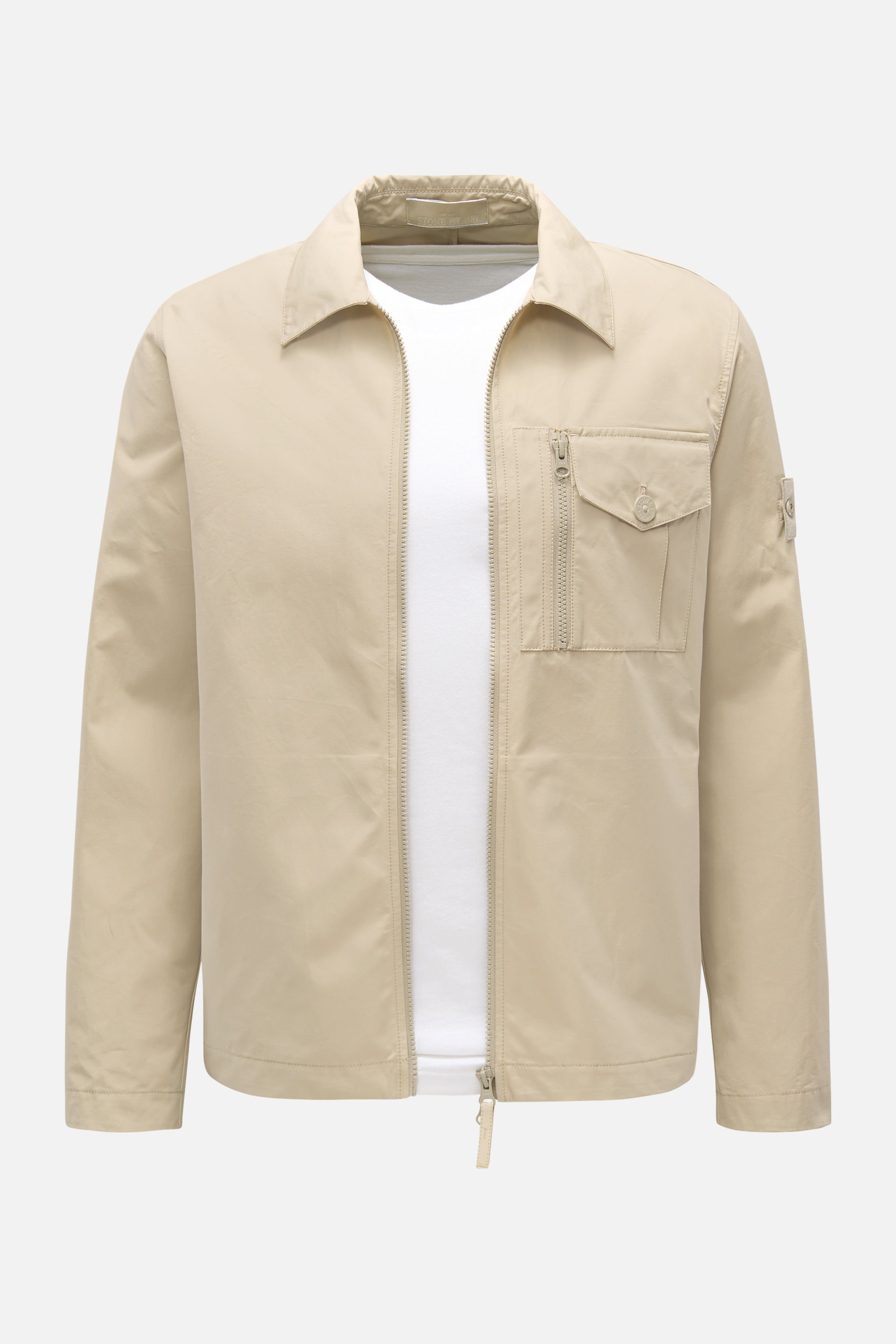 Stone Island Overshirt 'Ghost Piece' beige