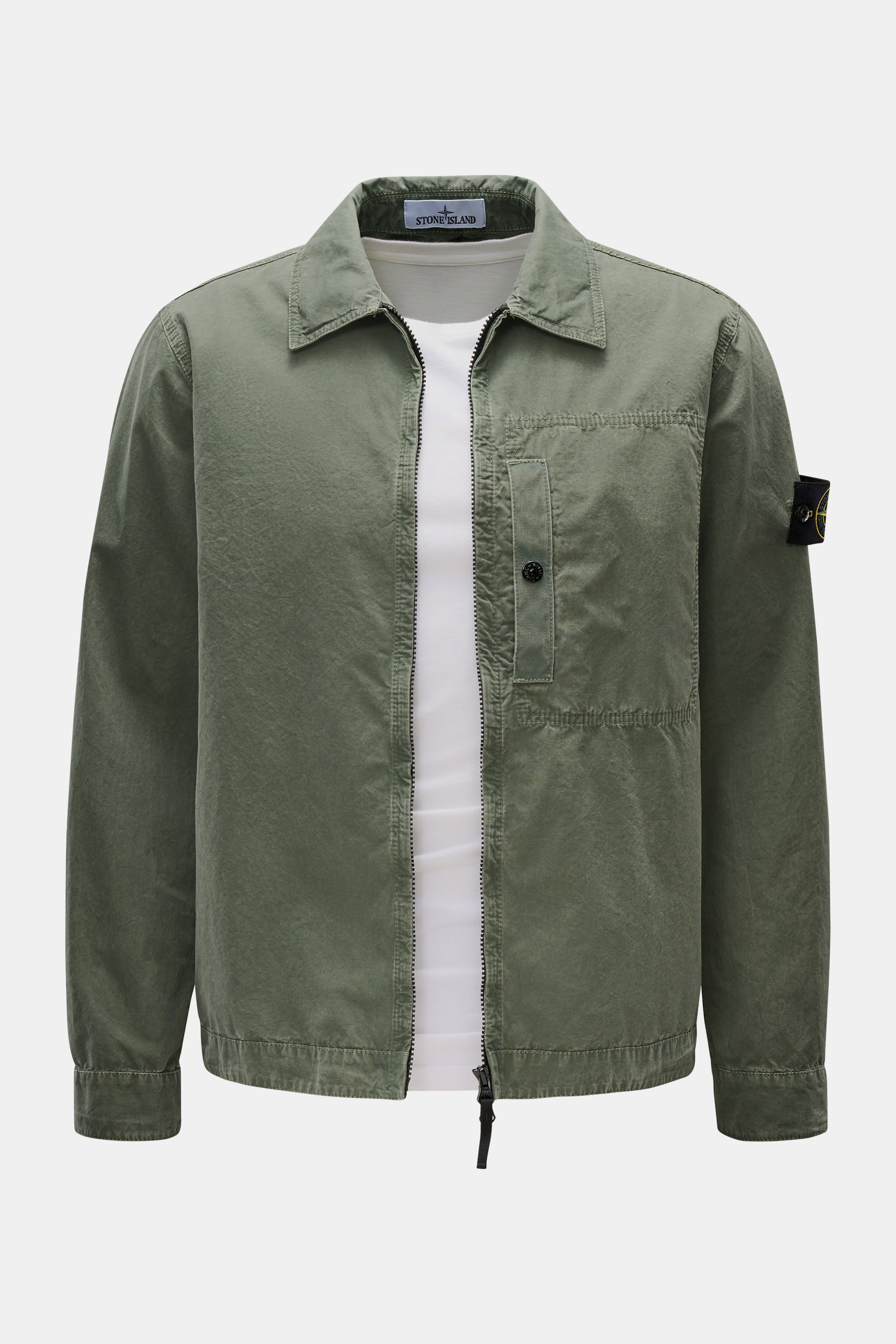 Stone Island Overshirt graugrün